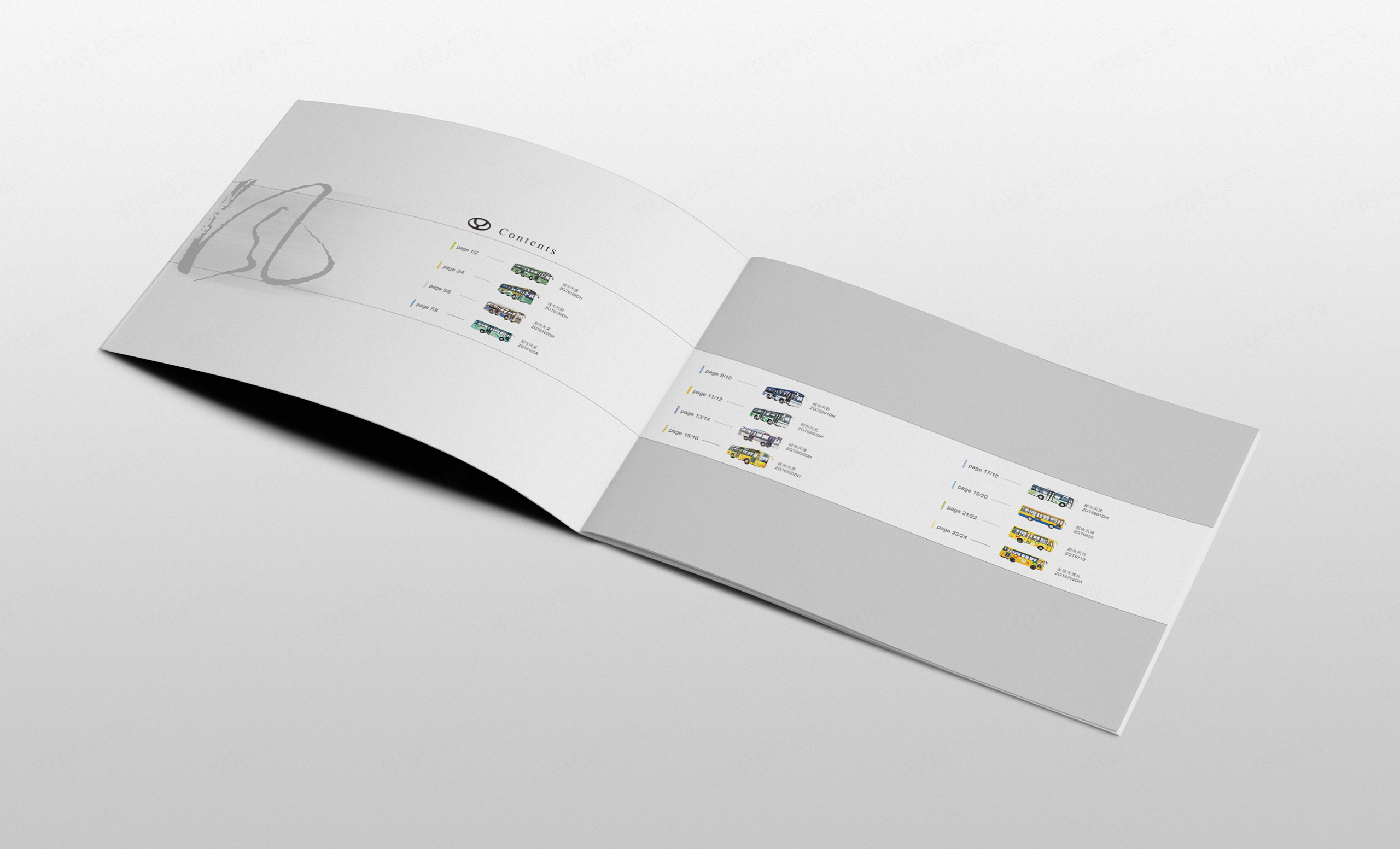 汽车,旅行车,公交车,宣传画册设计,制作,友谊客车产品画册设计,公司