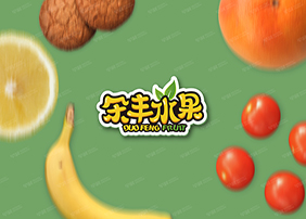 朵丰水果标志设计[Logo设计][VI设计]