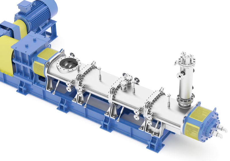 中芳特纤捏合设备三维渲染图制作