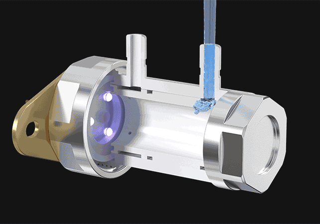 朗高UVC深紫外线杀菌装置产品结构三维动画制作