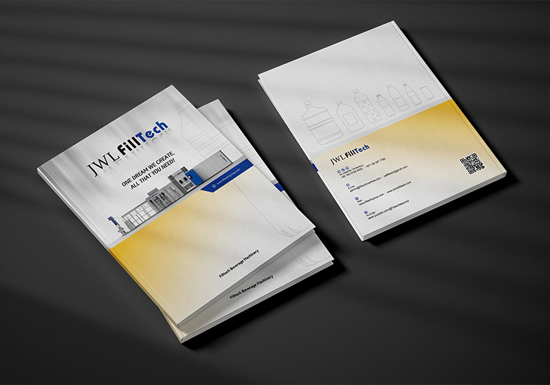 美泰克饮料机械宣传画册设计