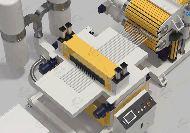 苏州吉玛PEEK,PP,PE,PA,PVDF棒材挤出生产线三维动画制作