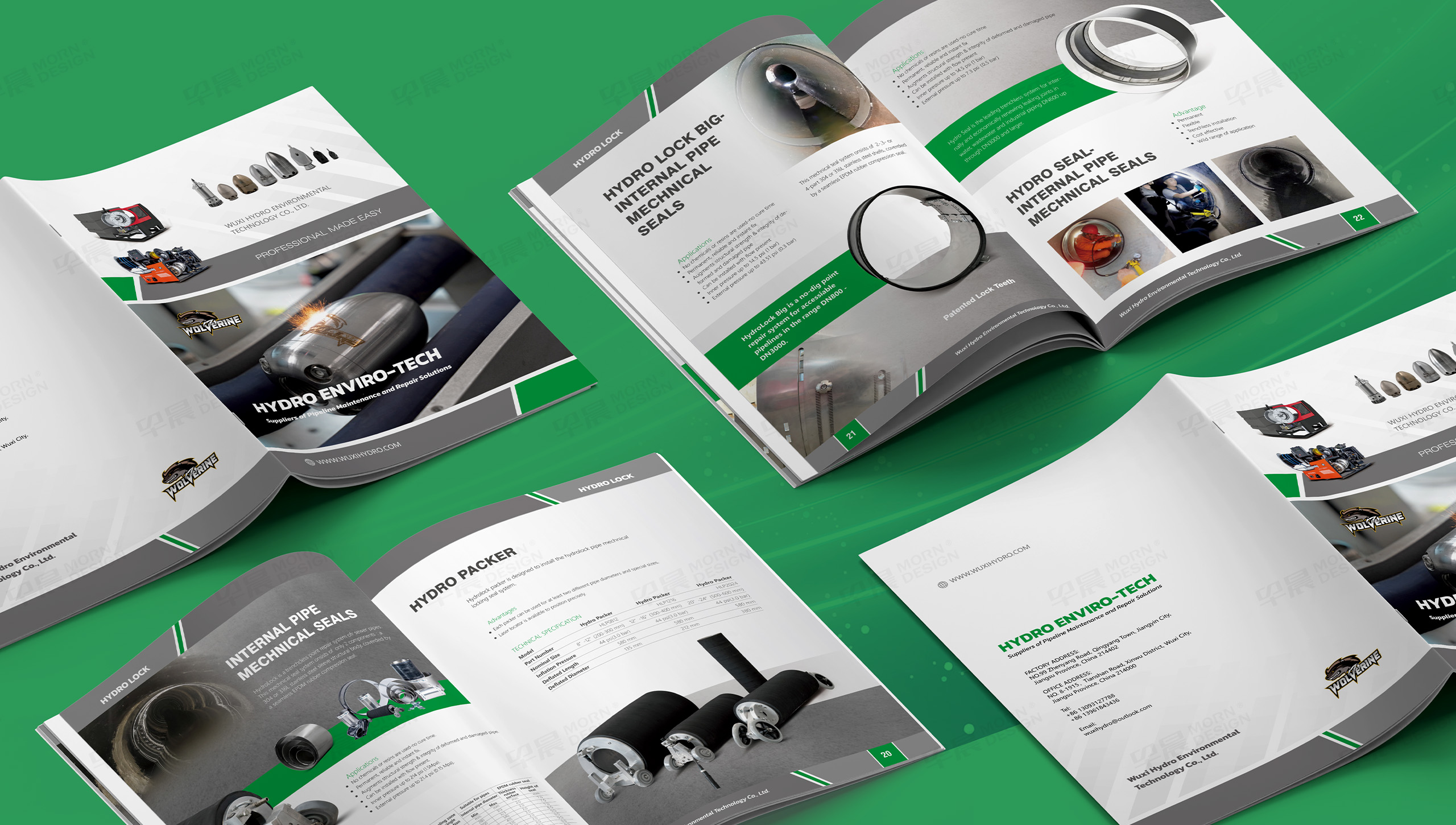 宣传手册设计,产品册设计,产品手册设计,无锡海卓环境技术Wolverine清洗设备产品册设计,产品宣传册设计,制作,公司