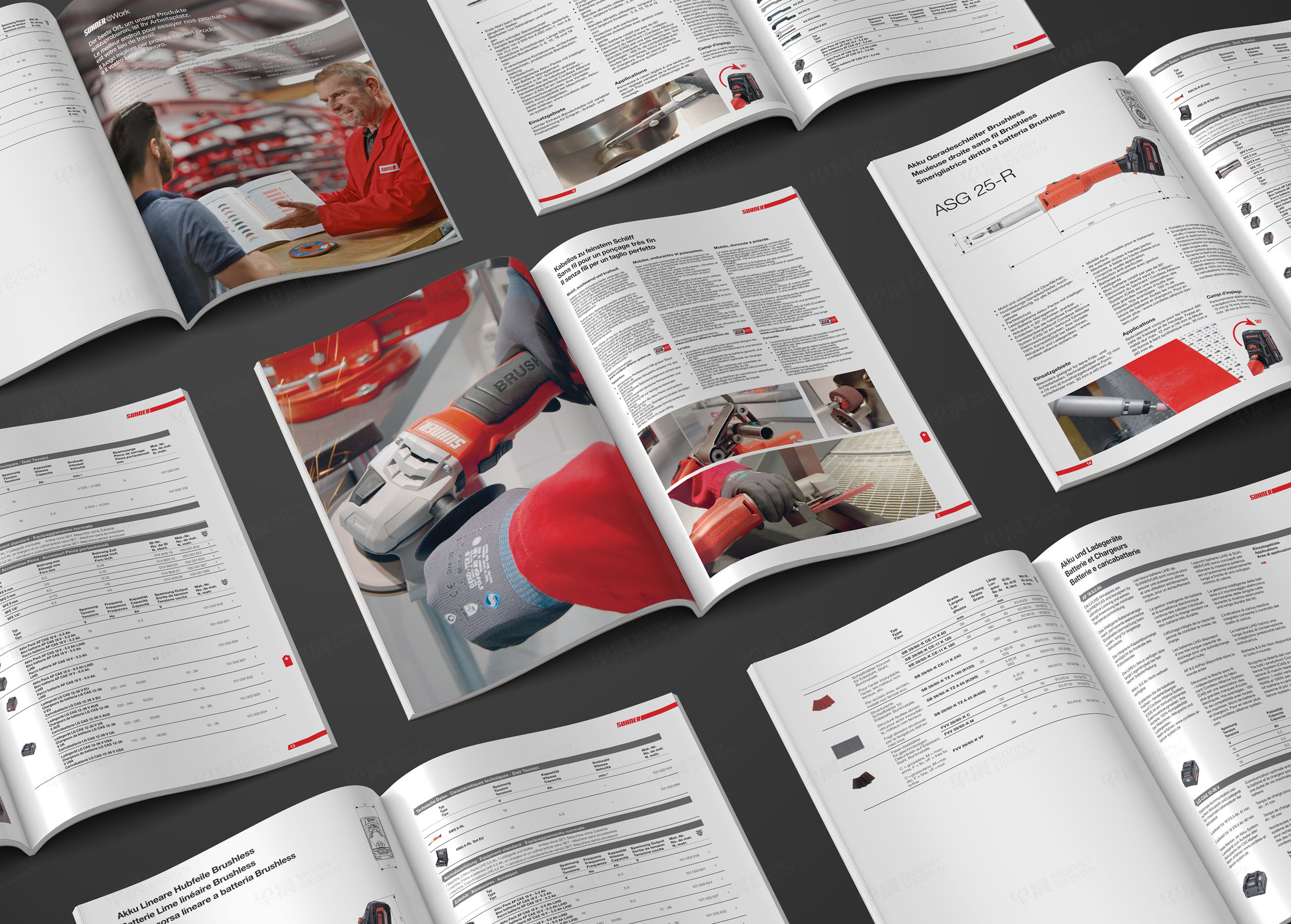 产品手册设计,选型手册设计,产品册设计舒能工业电动工具,产品选型手册设计,制作,公司