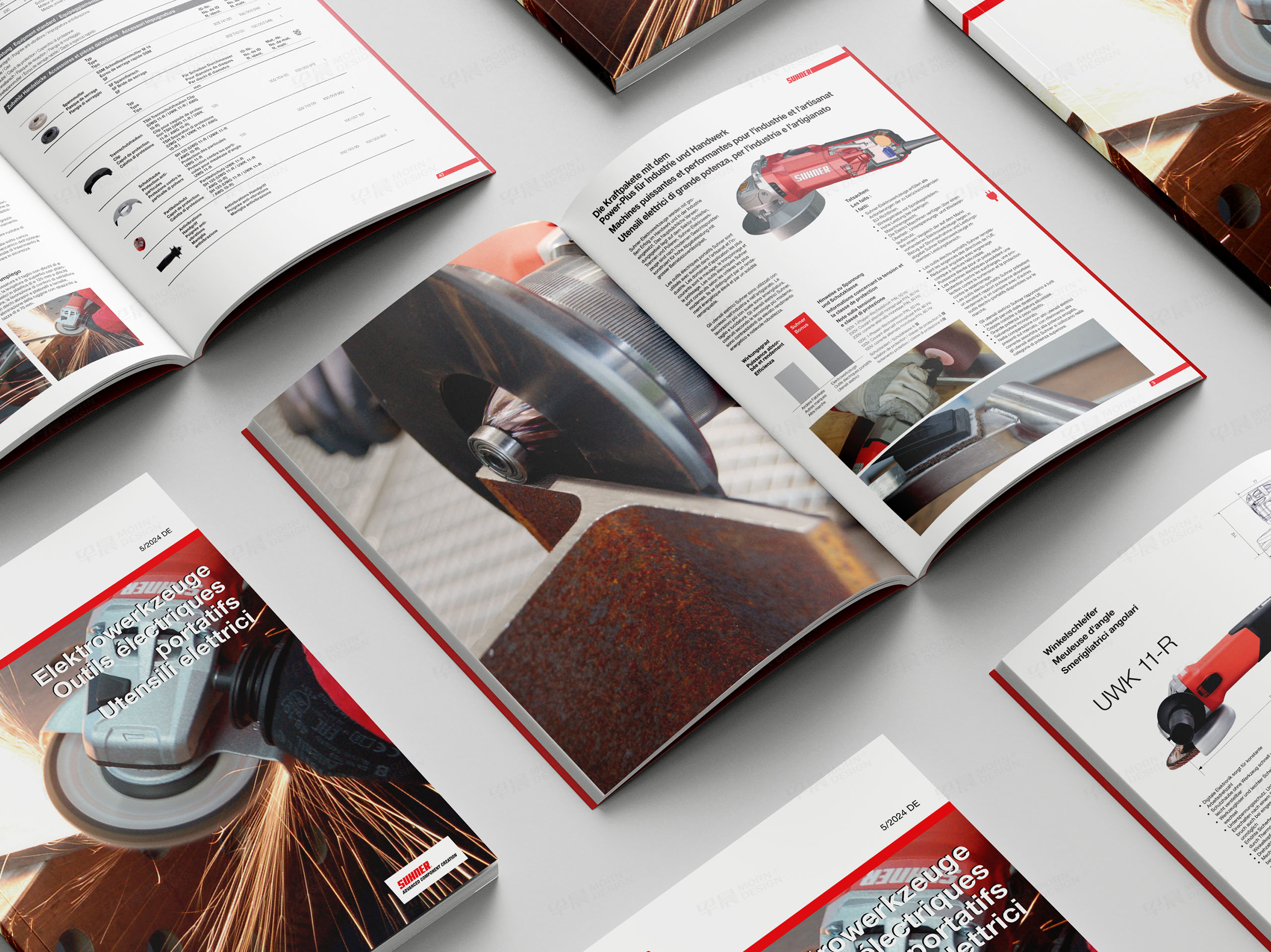 英语,德语,法语,产品册设计,画册设计,电动工具产品册设计,制作,公司