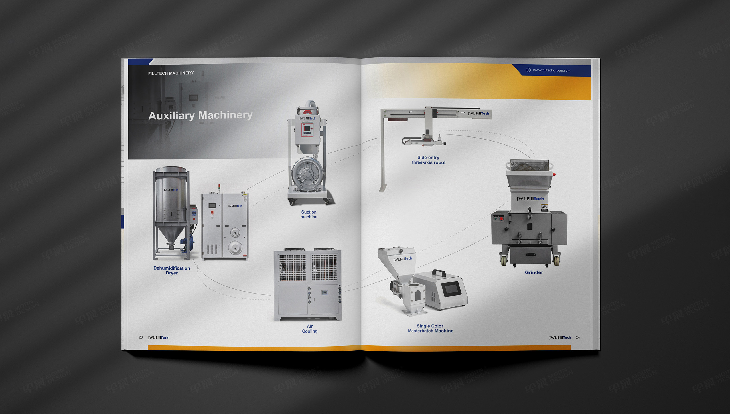 美泰克饮料机械宣传画册设计