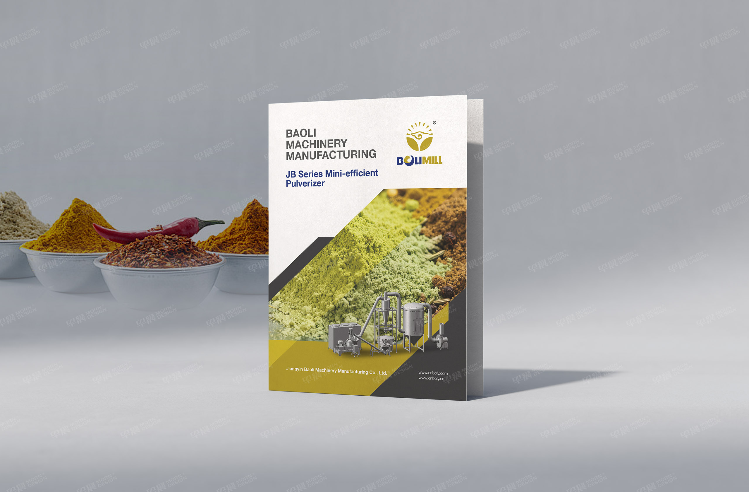 折页设计,二折页设计,宣传折页设计,江阴宝利机械二折页设计制作