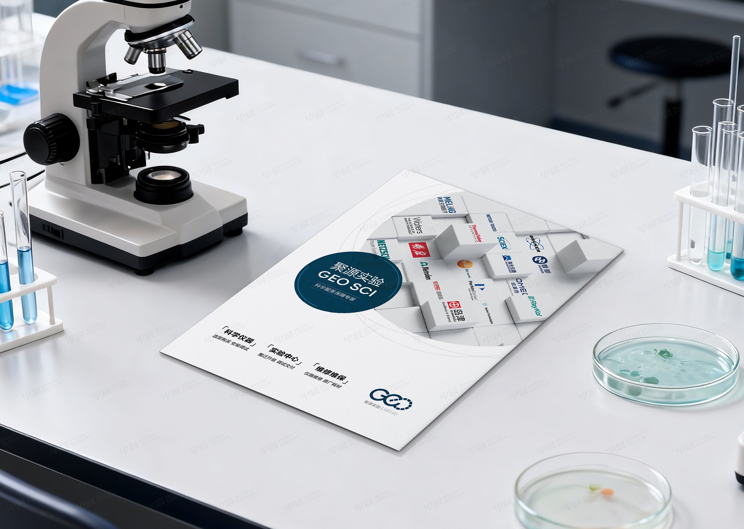 宣传折页设计,宣传页设计,宣传彩页设计,苏州,无锡,常州,南通,泰州,聚源实验中心科学仪器维修维保宣传页设计,制作,公司