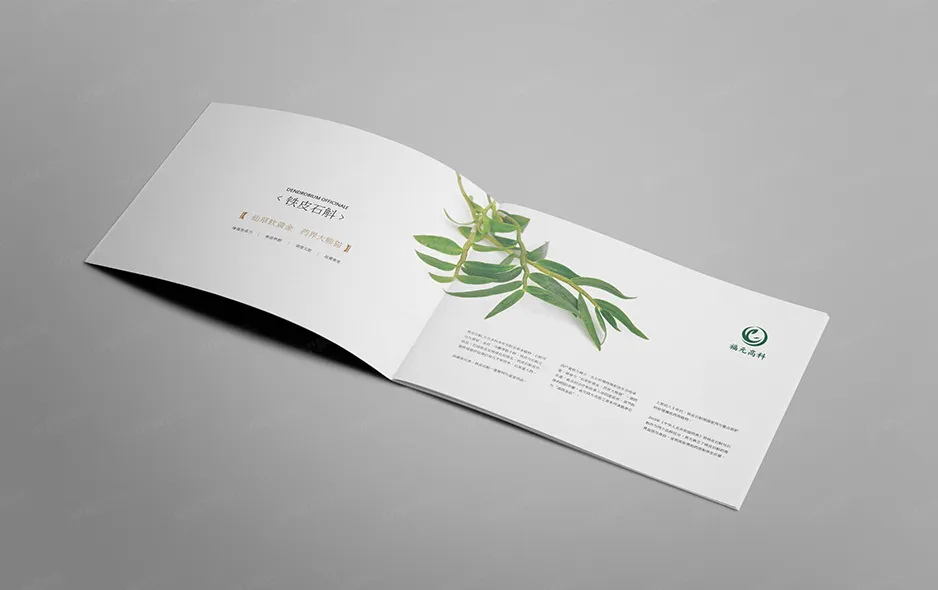铁皮石斛,产品册设计,样本设计,画册设计,无锡,常州,南通,泰州,张家港,江阴,昆山,靖江,如皋,福元高科,公司