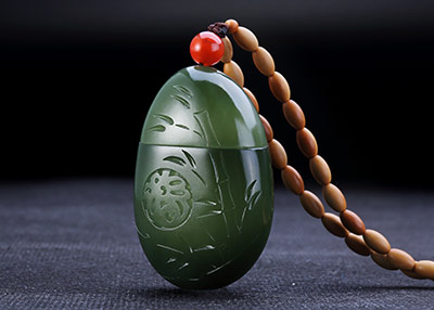 採香径玉石香囊产品拍摄[产品图片摄影]