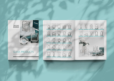 峻峰玻璃瓶画册设计{彩页设计印刷}