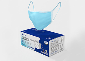 永发一次性口罩包装设计[产品包装制作]